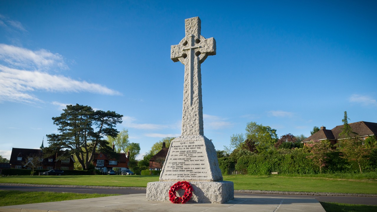 Photo of renovated War Memorial